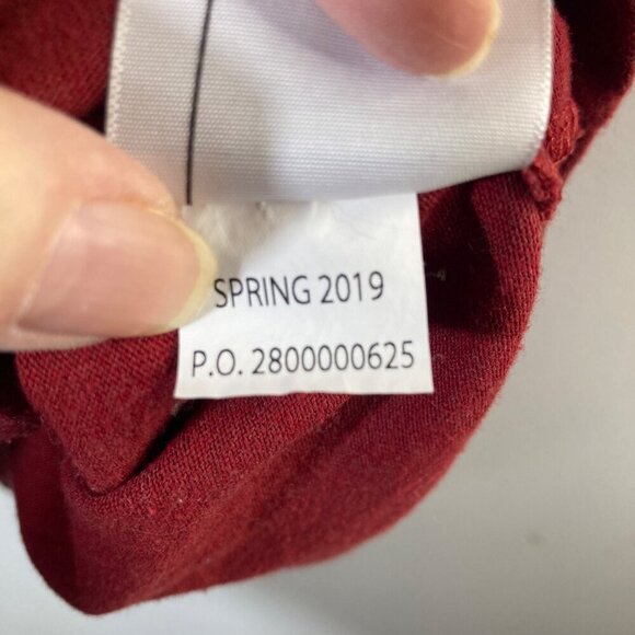 Mens Carhartt Original Fit Tee Shirt Short Sleeve Crimson Red L K195637 - Picture 7 of 7